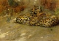 Study Of East African Leopards Arthur Wardle